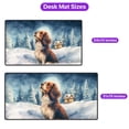 thumbnail image 5 of Hello Winter Brittany Spaniel Welcome Snowy Night Watercolor Vintage Desk Mat Full Keyboard Mouse Pad Brittany Dog Lover Gifts Idea Large Mousepad - 01011, 5 of 5