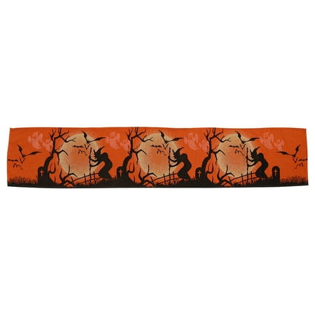 

Halloween Table Runner Decorative Tablecloth Creative Dining Table Placemat