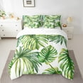 thumbnail image 2 of Erosebridal Tropical Leaves Bedding Sets Full Size,Botanical Plants Bed in a Bag Full size,Summer Holiday Decor,Breathable,7-Piece, 2 of 5