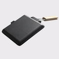thumbnail image 3 of Versatile Preseasoned Cast Iron Grill Pan with Foldable Handle - 11 Square!, 3 of 9