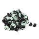 thumbnail image 1 of 100 piezas de soportes adhesivos para cables, organizadores de clips para corbatas, abrazaderas de caída, 1 of 4