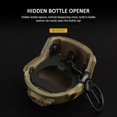 thumbnail image 3 of Llavero abridor de casco táctico rápido, miniabridor de botellas portátil para casco, regalo para fanáticos militares, decoración para mochilas, 3 of 5