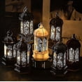 thumbnail image 4 of Christmas Retro Luminous Hexagonal Glass Lantern Decoration For Party Niuniu, 4 of 5