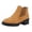 Khaki, variant on Chunky Chelsea Boots for Women Low Heel Suede Elastic Ankle Boots Classic Slip on Fall Booties for Business Work