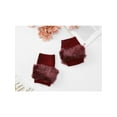 thumbnail image 4 of INSPIRE CHIC Women's Elastic Faux Fur Knit Gloves Winter Warm Soft Half Finger Thumb Hole Furry Wrist Sleeves for Windproof Plush Dress Wine Red, 4 of 6