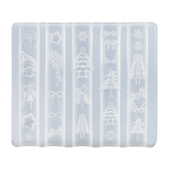 3D Christmas Flower Nail Art Silicone Mold for Creative Nail Designs and DIY Jewelry Accessories Nail Supplies