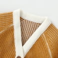 thumbnail image 3 of Baby Boys Girls Sweaters Cardigans Pure Color Long Sleeve Knitted Newborn Infant Kids Outerwear Jackets & Coats Children Costume, 3 of 5