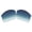 Blue Gradient Polarized, variant on Vonxyz Stealth Black Polarized Lenses Replacement for Oakley WireTap Sunglass
