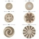thumbnail image 3 of Cesta decorativa de pared de estilo nórdico, plana y creativa, ideal como regalo de inauguración de casa o para una casa de campo. Set de seis piezas, 3 of 9