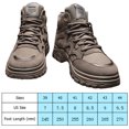 thumbnail image 3 of Zapatillas de deporte de moda impermeables Zapatos de senderismo de invierno ligeros para mujer (39) Café Likrtyny Tenis De Mujer Tenis De Hombre, 3 of 8
