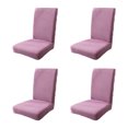 thumbnail image 1 of Inteprter Comedor transformable de 4 piezas con funda elástica para silla, antideslizante y resistente al desgaste, Decoración del hogar púrpura, 1 of 6