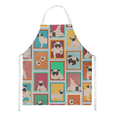 Lots of Fawn Pug Apron 27 in x 30 in