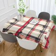 thumbnail image 2 of Yayeee Tablecloths 54" x 54" Rectangle Wrinkle Resistant Party Table Cover, Red Tartan, 2 of 8