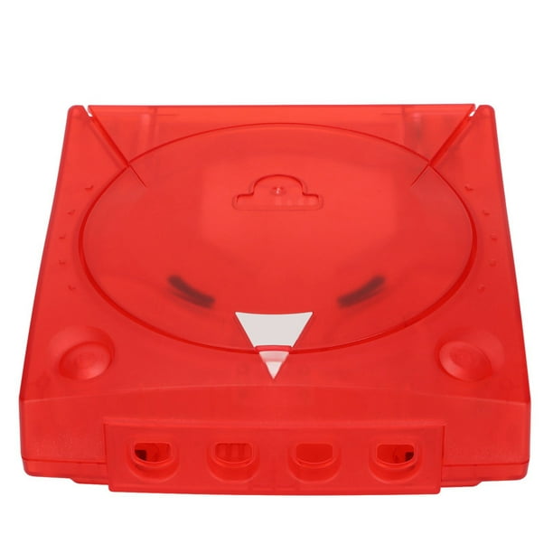 Para SEGA Dreamcast DC funda translúcida consola de videojuegos Retro Carcasa protectora translúcida roja