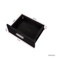 thumbnail image 6 of GZXS Wall Mount Barber Stations, Modern Simple Hair Styling Salon Equipment W/ 3 Open Shelves, Lockable Left Shelf (Black), 6 of 9
