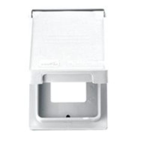 Cooper Wiring S2966WSP Vertical Weatherproof GFCI Cover, White
