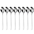 thumbnail image 1 of 8 Pcs Cuillères en Acier Inoxydable Manche Long Cuillères à Dîner Mode Simple Cuillères à Riz, 1 of 9