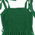 thumbnail image 2 of ALSLIAO Vestidos de dama de honor para mujer, tirantes finos, volantes, vestido de cóctel dividido, verde XL, 2 of 8