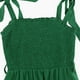 thumbnail image 2 of ALSLIAO Vestidos de dama de honor para mujer, tirantes finos, volantes, vestido de cóctel dividido, verde XL, 2 of 8
