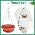 thumbnail image 4 of 4 Sets of Plastic Chlorophytum Flowerpots Hanging Flower Pots Plastic Flower Storage Containers, 4 of 8