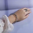 thumbnail image 4 of 2 In 1 Magic Retractable Ring Bracelet Stretchable Twist Folding Ring Jewelry, 4 of 5