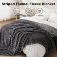 thumbnail image 4 of 【New Arrivals】A/C Blanket-Patio Furniture Decor,Ultra-Soft, Solid Color, Lightweight, King Sizes, Classic Stripe Pattern,Multi-Color, Ideal for Bed,Couch, Travel,Camping, All Seasons,Home Bedroom De, 4 of 10