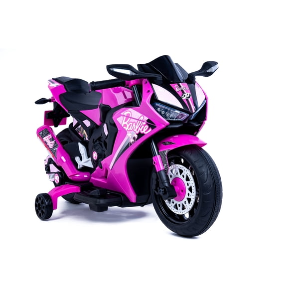 Flybar Barbie 6V Ride-On Motorcycle