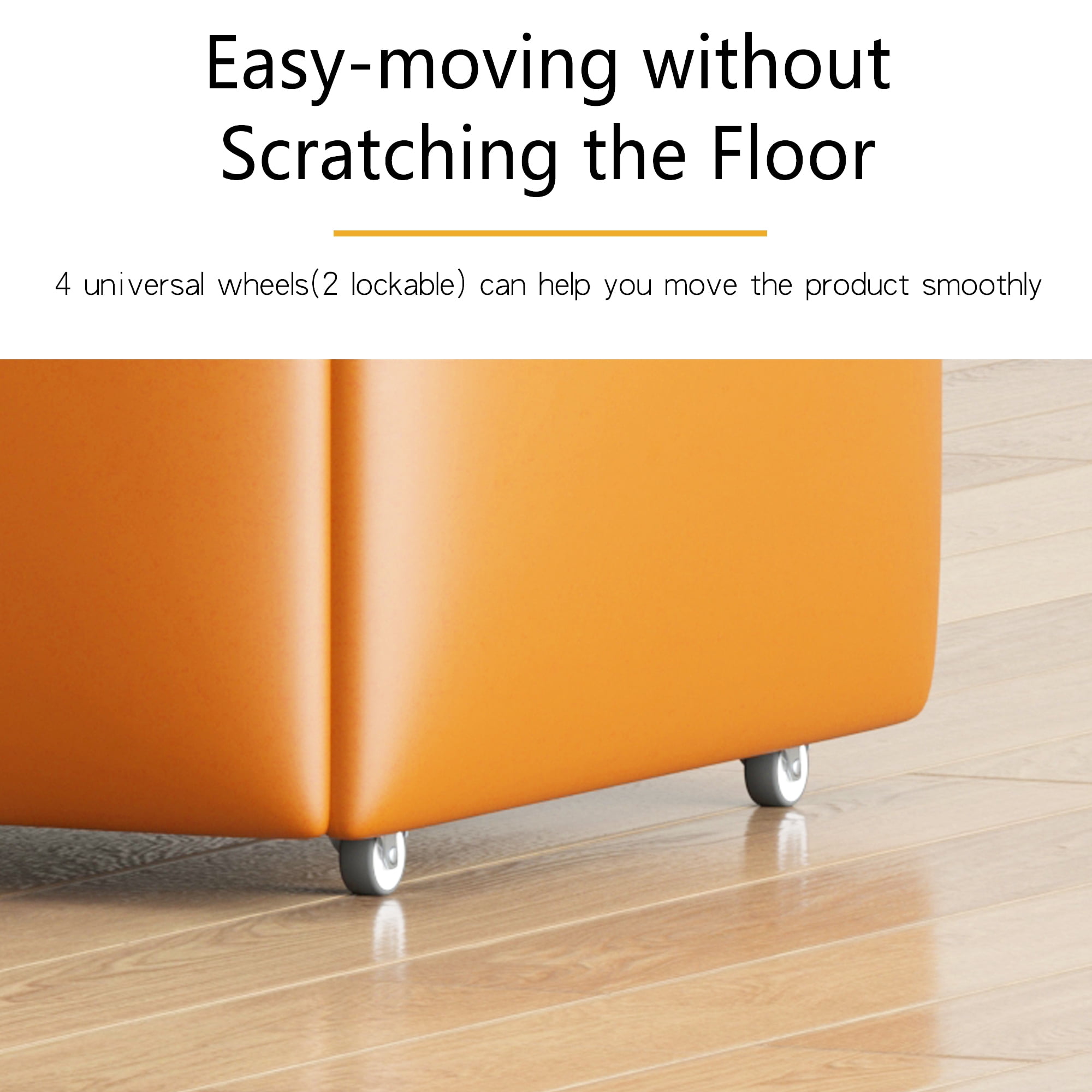 Walsport 5-in-1 Nesting Square Upholstered Ottoman Cube Chair