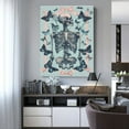 thumbnail image 4 of KLL Butterflies Skull Bows Print Farmhouse Canvas Wall Art,Wall Decorations For Living Room Office Canvas Wall Decor for Home Decorations, 12'×16’’, 4 of 8