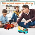 thumbnail image 2 of Light and Music Engineering Vehicle Toy with Sound & Light Effects, 15*6*8 cm, Plastic Material, Suitable for Children's Play, 2 of 8
