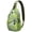 Nordic Style S, variant on Artistic Tiger Painting Sling Backpack, Wild Bengal Jungle Animal Pattern Crossbody Bag with Tribal Design, Ideal for Travel Hiking Adventure