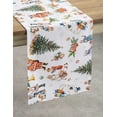 thumbnail image 2 of Maison d' Hermine Chromo 100% Cotton Table Runner for Party Dinner Holidays Kitchen [Single Layer (14.5 Inch by 108 Inch)], 2 of 3
