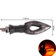 thumbnail image 3 of Turn Signals 2Pcs Universal Motorcycle LED Turn Signal Light Indicators Amber Blinker Light Lamp 12 LED beads, 3 of 5