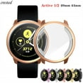 thumbnail image 2 of 3Pack TPU Protective Case Cover For Samsung Galaxy Watch Active 2 40mm 44mm Cover with Full Around Screen Protector Cover Soft TPU Anti-Scratch HD Case for Galaxy Active 2  Smart Watch Women Men, 2 of 10