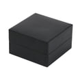 thumbnail image 2 of Caja de almacenamiento para un solo reloj, estuche portátil para regalo de aniversario, sencilla, para hombres y mujeres, compacta, con funda de reloj con almohada extraíble. Negro, 2 of 8