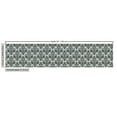 thumbnail image 2 of Ambesonne Damask Fabric by the Yard Upholstery, Damask Shapes Motif, 5 Yards, Teal Brown, 2 of 4