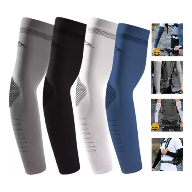 Manga Protector 4 Par Moto Ejercicio Gimnasio Sol Gym Upf 50