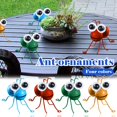 thumbnail image 5 of Wrought Iron Big-Eyed Ant Indoor Home Decor. Colorful Metal Ant Ornaments Are Durable and Weather-Resistant, Adding a Natural Touch. Suitable for Gardens and Patios（Green）, 5 of 5