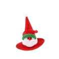 thumbnail image 1 of Gorro navideño para mascotas, gorro de Papá Noel para perros, disfraz navideño decorativo para perros pequeños y gatos. Estilo A, 1 of 6