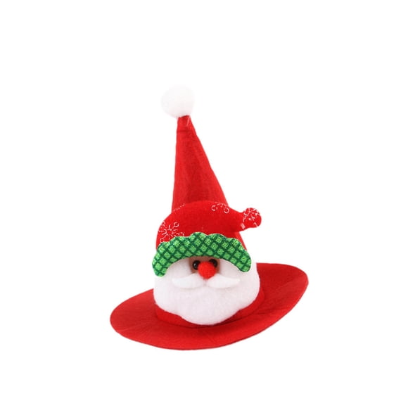 Gorro navideño para mascotas, gorro de Papá Noel para perros, disfraz navideño decorativo para perros pequeños y gatos. Estilo A