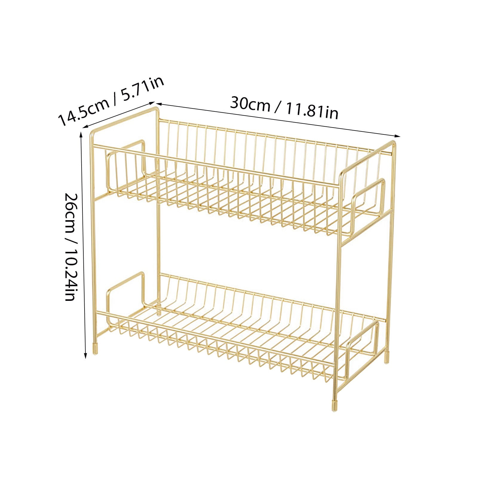 olkpmnmk Bathroom Organizers And Storage,Bathroom Shelves,2-Tier Cabinet Storage Rack, Suitable For Kitchen/Bathroom Countertop Storage,Organization And Storage,Accessories