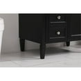 thumbnail image 5 of Elegant Decor Park Avenue 32" Solid Wood & Metal Single Bathroom Vanity in Black, 5 of 8