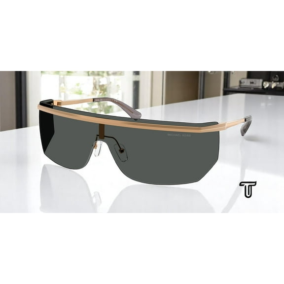 MICHAEL KORS MK1169 189987 Palisades Beige Gold Grey Solid 45 m Men's Sunglasses