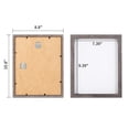 thumbnail image 2 of DEMAIKE 8x10 Shadow Box Frame Wood 3D Picture Frame wif Glass Cover, Display Case for Wall-Hanging or Free-Standing Picture Showcase, Set of 3, Texture gray, 2 of 4