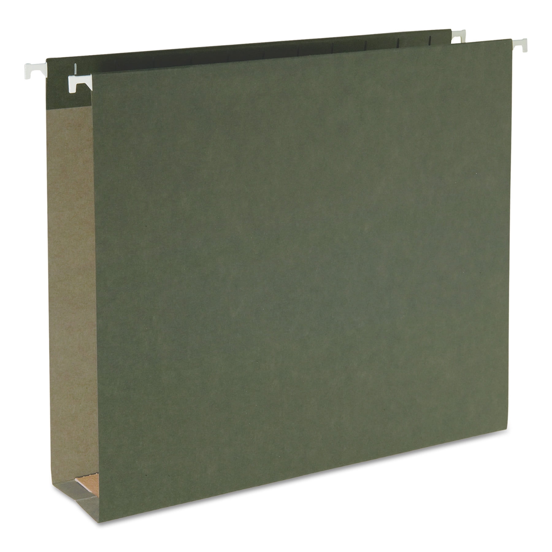 Smead Box Bottom Hanging File Folders 2" Letter Size Standard Green 25/Box 65090