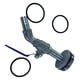 thumbnail image 5 of Grifo para bidón de 50 galones, tanque IBC, adaptador de salida de agua G2", conexión rápida 45 grados 20 mm, 5 of 9