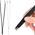 thumbnail image 3 of EXLEAF 2026 New 2Pcs Professional Stainless Steel Slant Tip Tweezer, Eyebrow Tweezers, Great Precision for Facial Hair, Eyelash, Brow Shaping, and All Hair Removal, 3 of 7