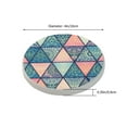 thumbnail image 3 of Circular Drink Coasters Set Mandala Pattern Beautiful Home Decor Diatomite Heat-Resistant Diatomite Protect Table Countertop, 3 of 7