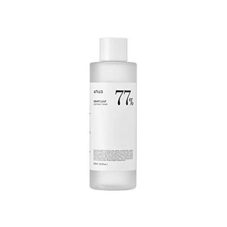 Anua Heartleaf 77% Soothing Toner I pH 5.5 Skin Trouble Care, Calming Skin, Refreshing, Purifying (250ml / 8.45 fl.oz.)