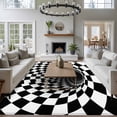 3D Optical Illusion Area Rugs 6'x9', Small Throw Rugs for Kitchen ...